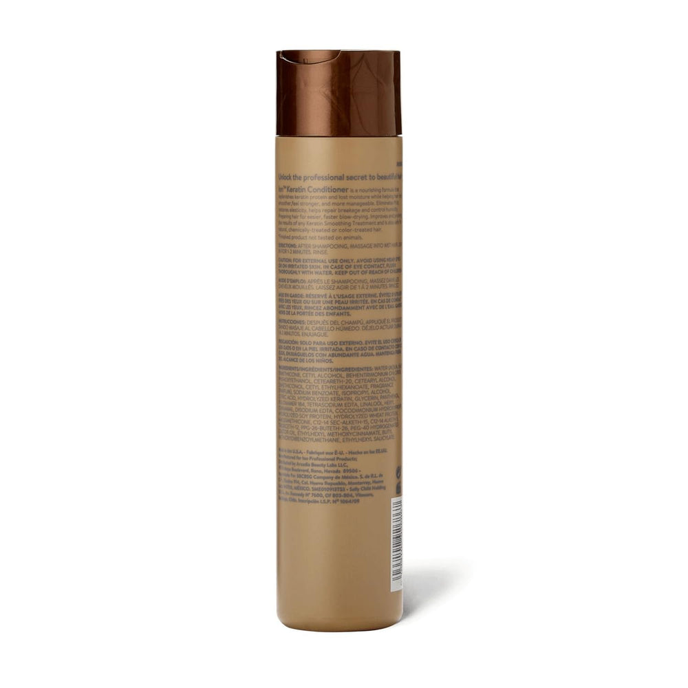 ion Keratin Smoothing Conditioner label close-up highlights sulfate-free formula
