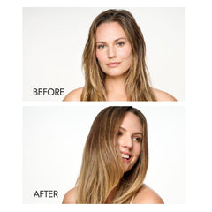 Ion Keratin Smoothing Shampoo after-use shine close-up demonstrates refreshed finish.