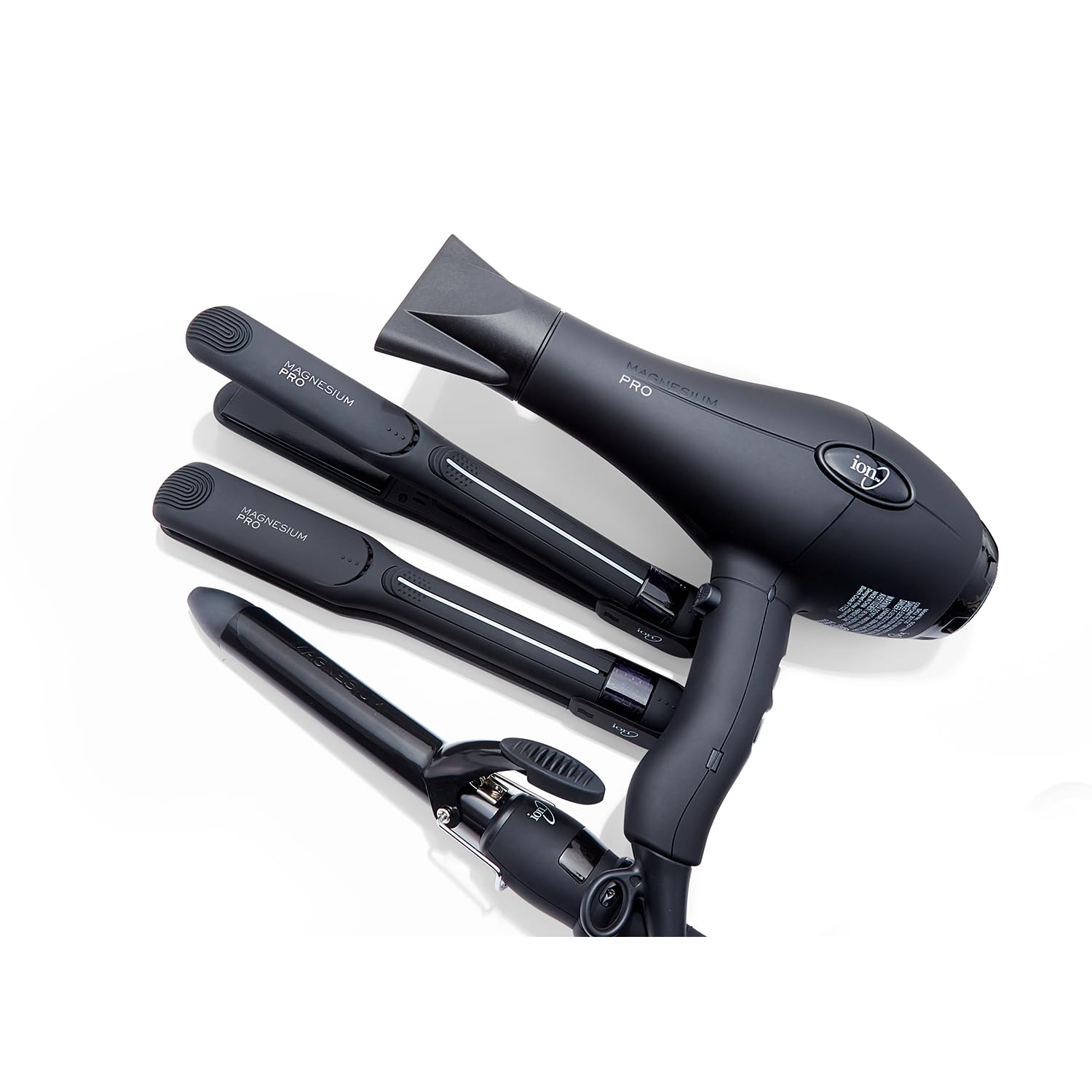 Ion Magnesium flat iron auto shut-off indicator for safer styling sessions.