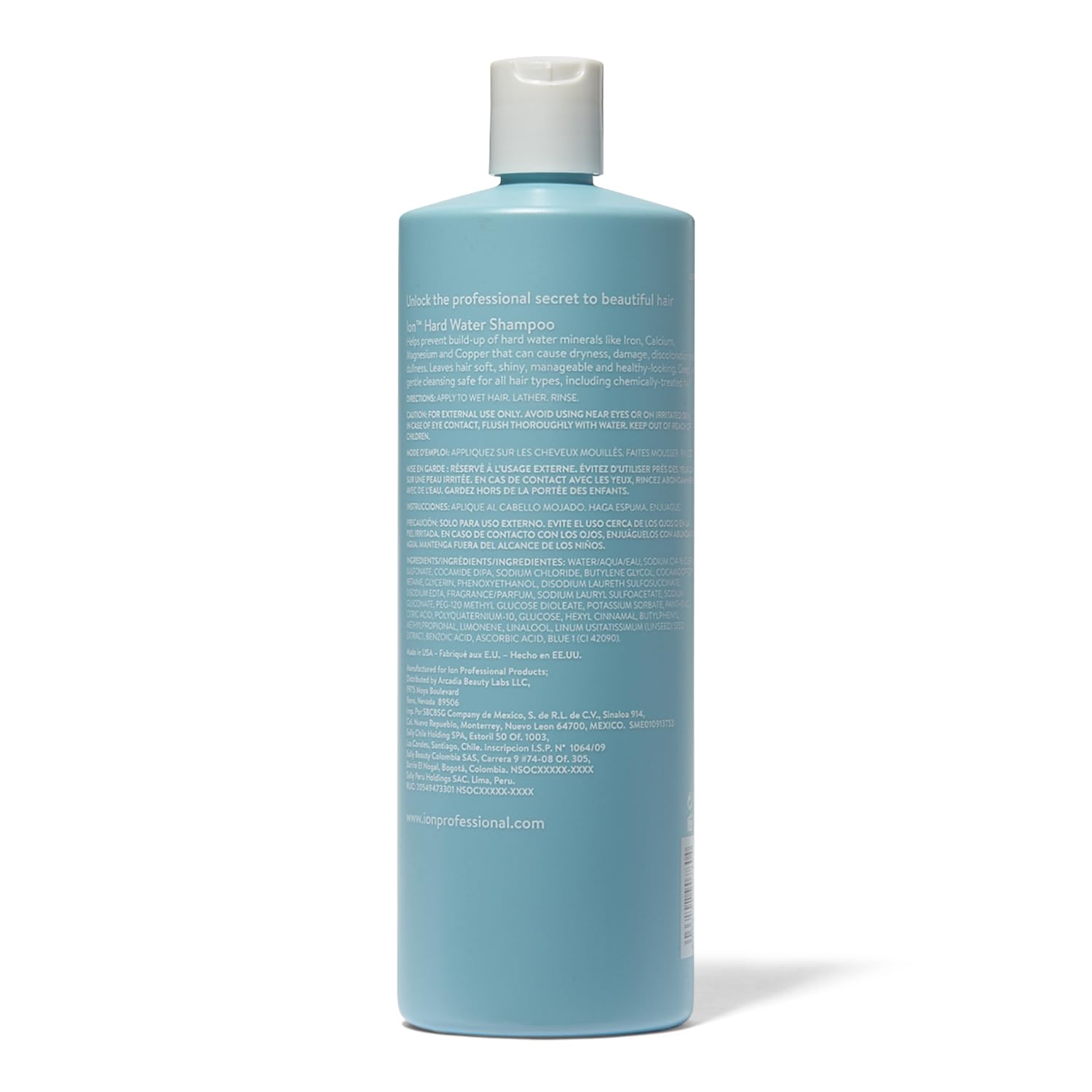 Ion Purifying Solutions after-wash hair shows improved manageability and shine.