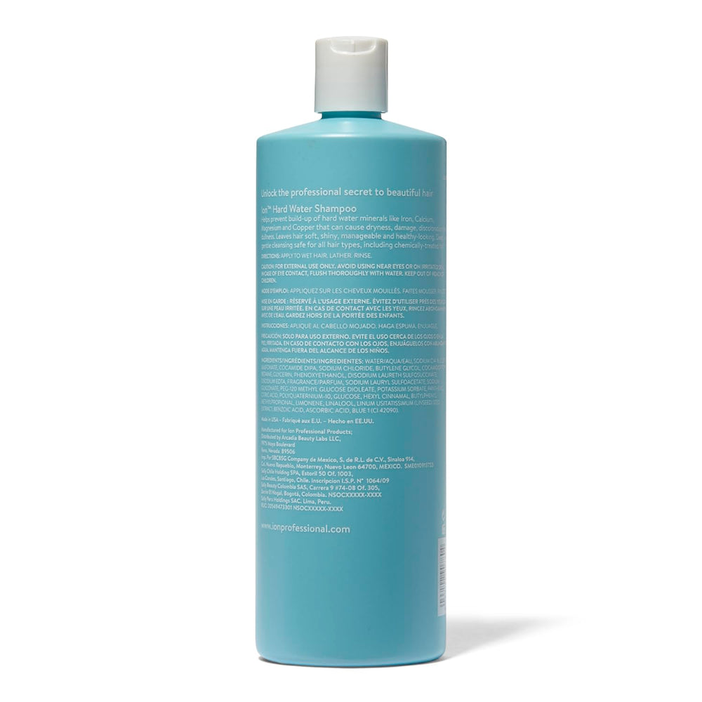 Ion Purifying Solutions after-wash hair shows improved manageability and shine.