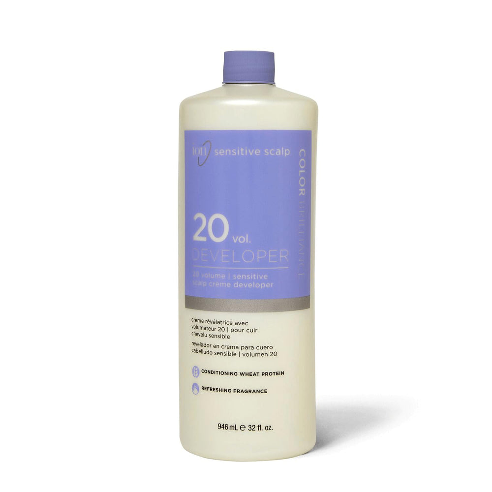 Ion Sensitive Scalp 20 Volume Creme Developer bottle front for comfortable color processing