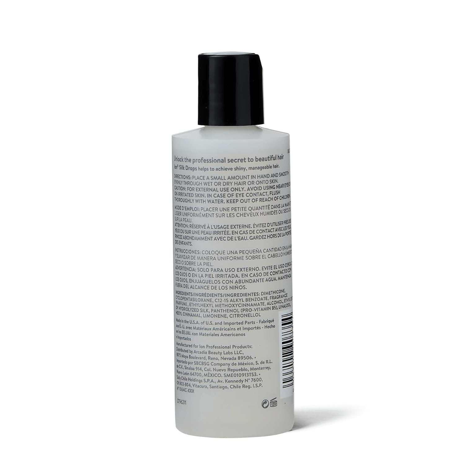 ion Silk Drops silk-protein-infused formula adds moisture and protection.