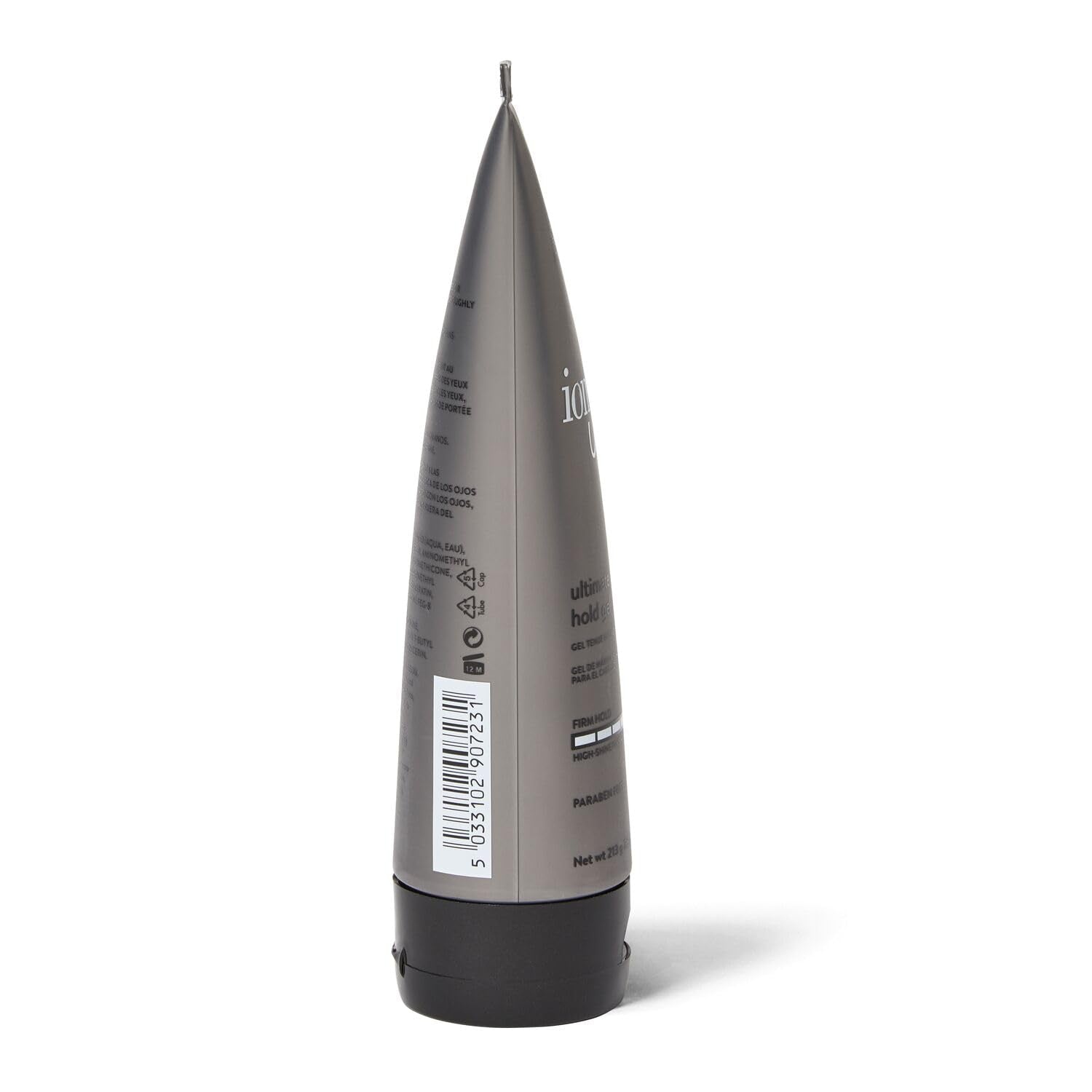 ion Styling Solutions Ultimate Hold Gel styled hair with added shine