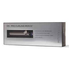Ion Titanium Pro Curling Iron dual-voltage design with 9-foot swivel cord for travel styling