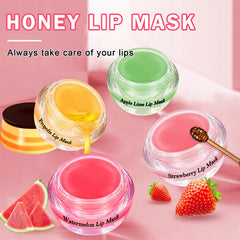 IONSGAKO Bee Lip Balm Honey Pot open reveals creamy, non-sticky formula.