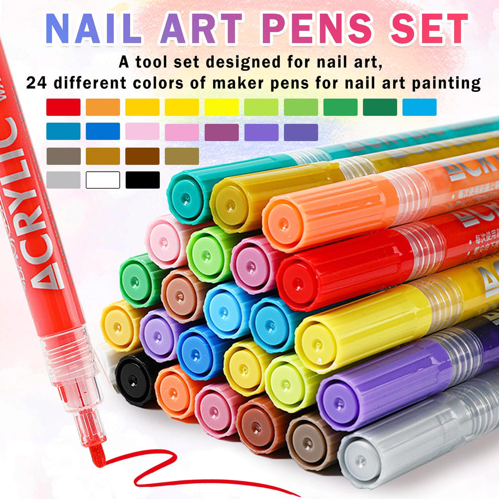 IONSGAKO quick-dry nail art pens deliver fast drying for precise lines.