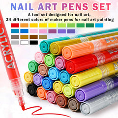 IONSGAKO quick-dry nail art pens deliver fast drying for precise lines.
