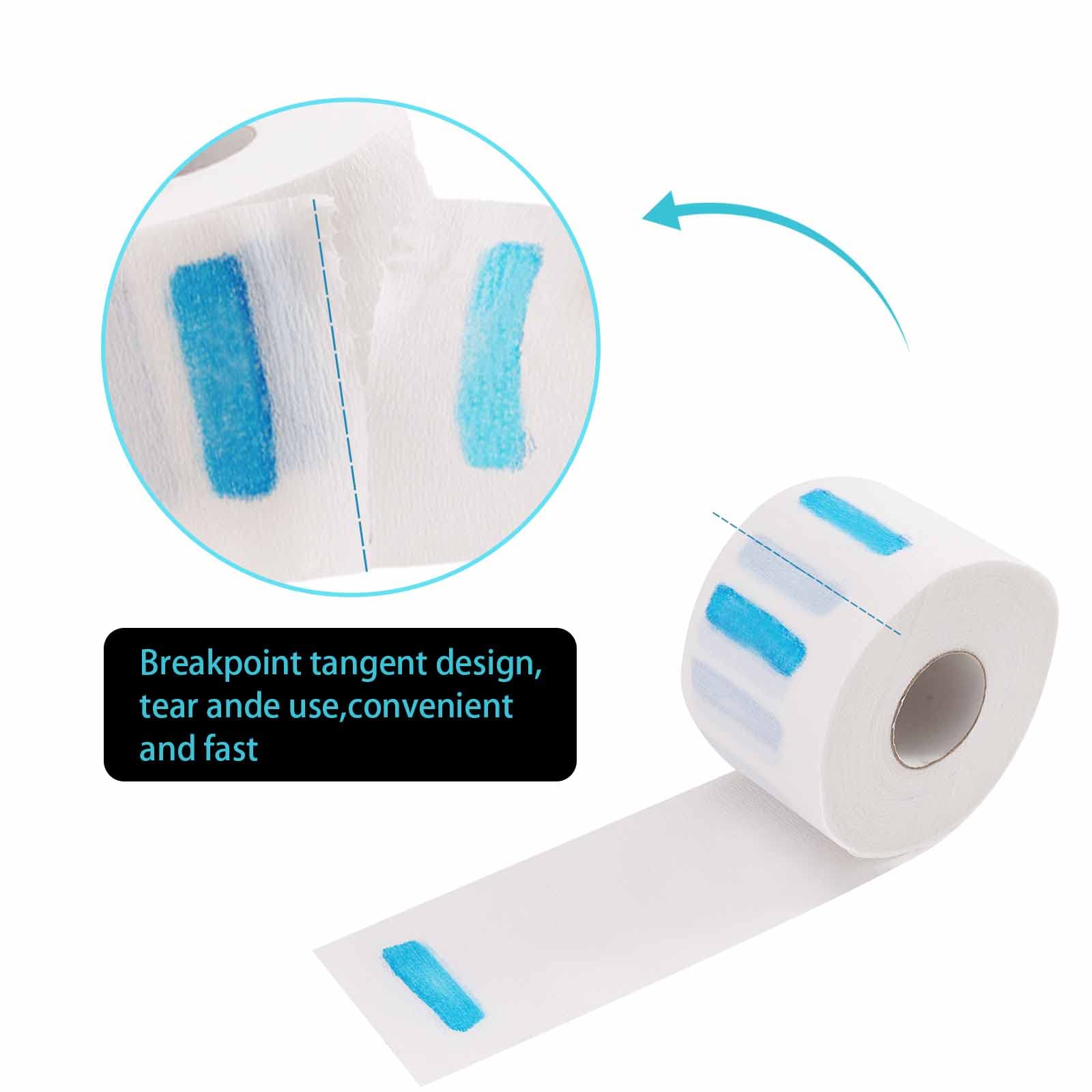 IOOROSE neck strips in use during hair dye or perm for skin protection