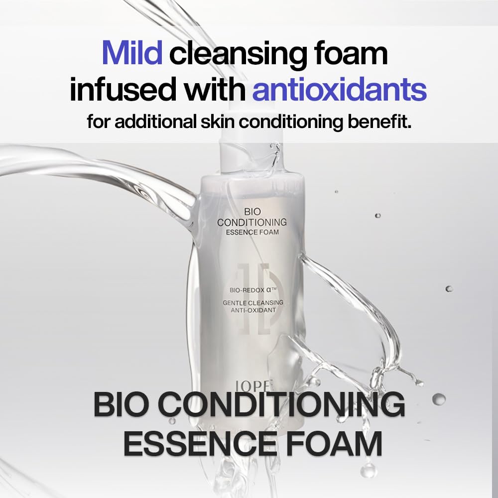 IOPE Bio Conditioning Essence Foam foam-lather creates a light, delicate cleanse