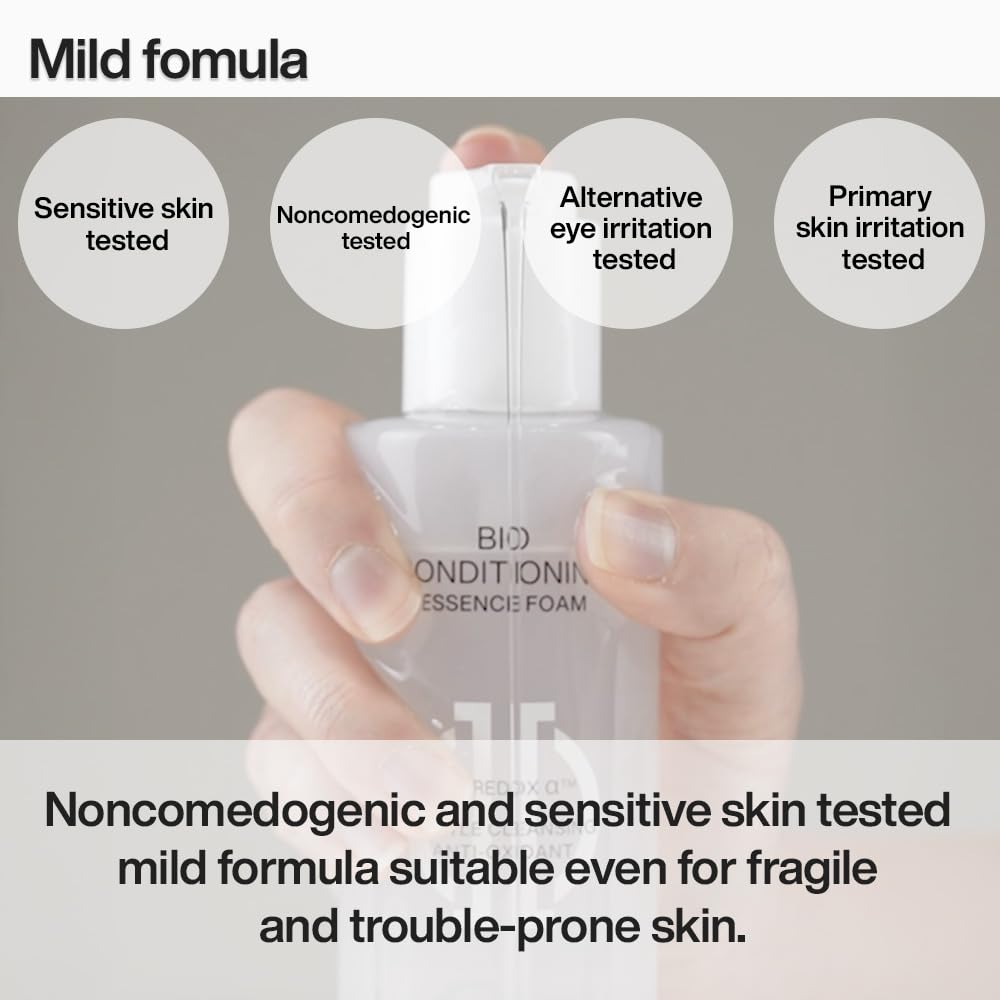 IOPE Bio Conditioning Essence Foam gentle massage for refreshed skin
