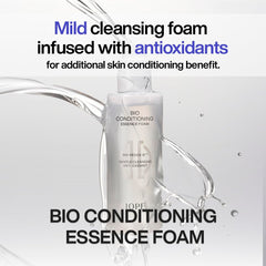 IOPE Bio Conditioning Essence Foam water-gel transition forms soothing foam for cleansing