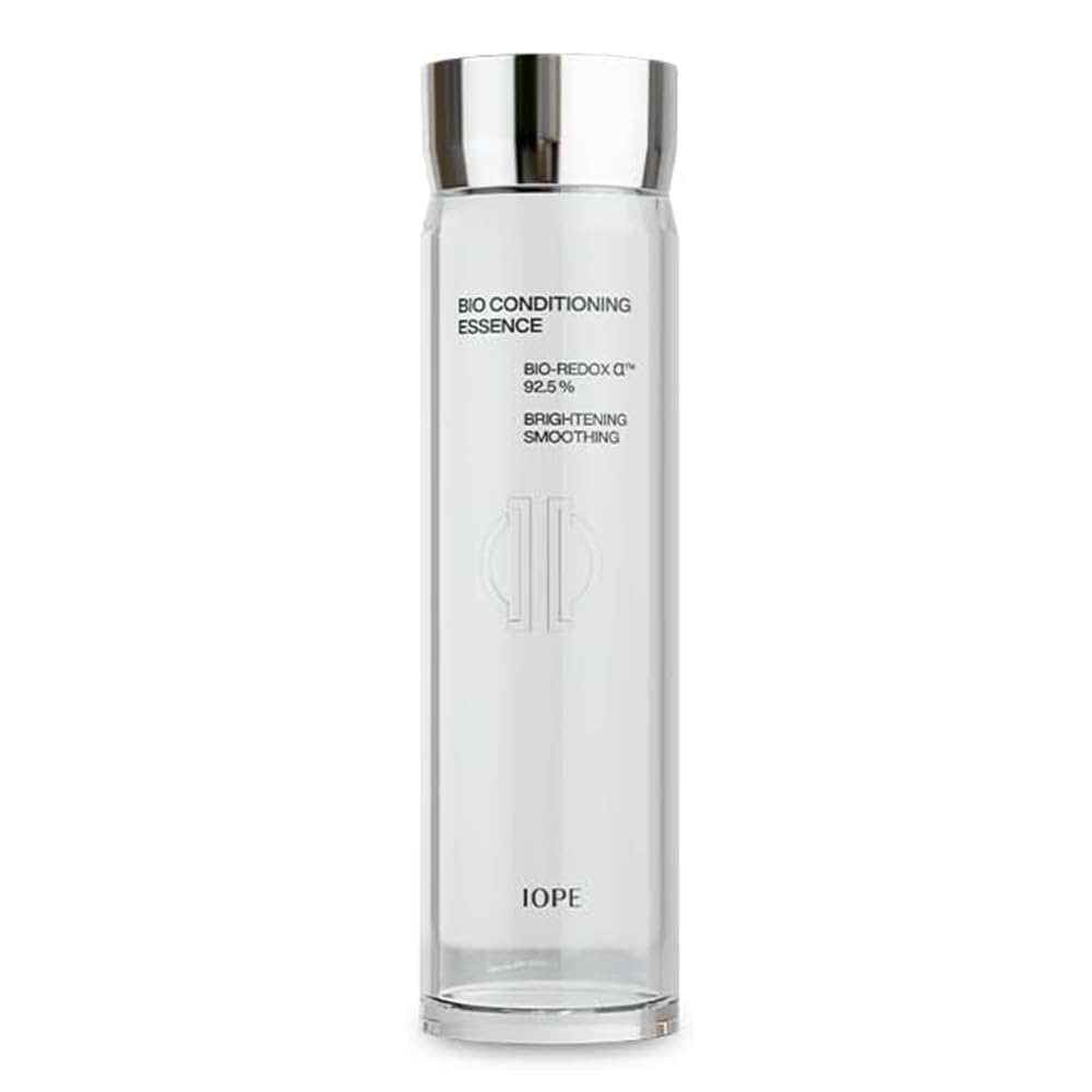 IOPE Bio-Conditioning First Step Essence bottle shows fast-absorbing hydration for sensitive skin
