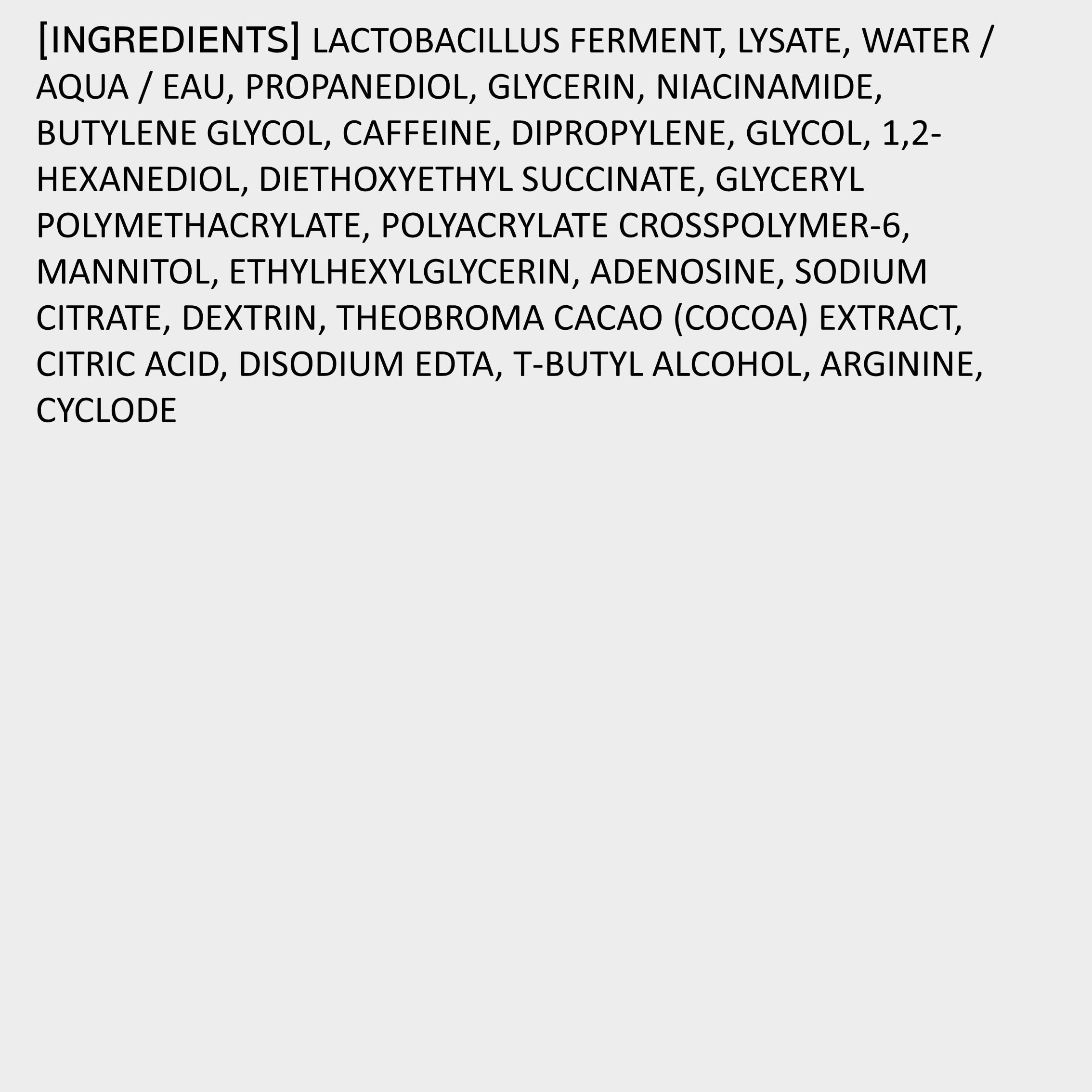 IOPE Bio-PDRN Caffeine Shot Serum clinical study image highlighting research support.
