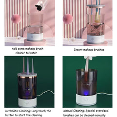 Ipalmay makeup brush cleaner motor detail highlights powerful, brush-safe operation