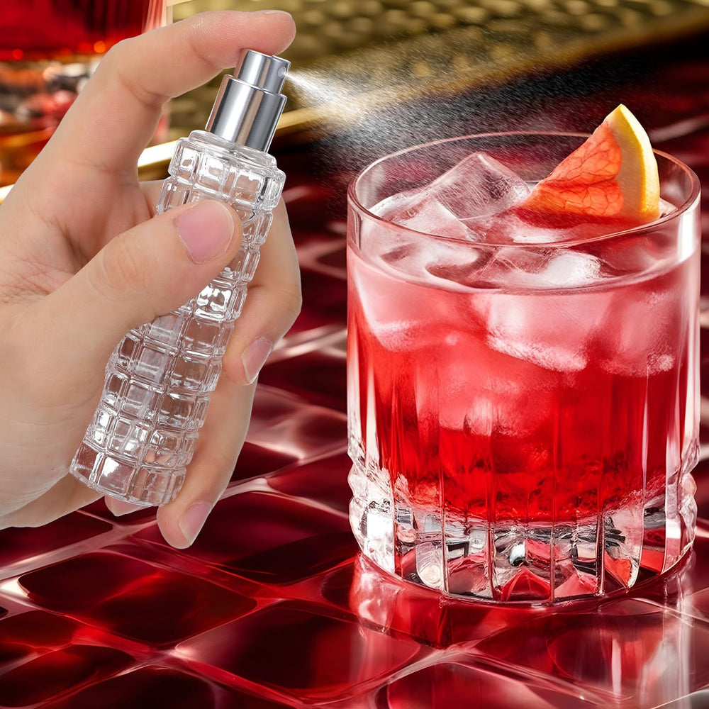 Ipetboom Crystal glass 1oz bottle shown for elegant bitters application