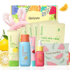 QUIYUM Yuzu Salicylic Acid Cleanser bottle-pump cleans pores and controls excess oil