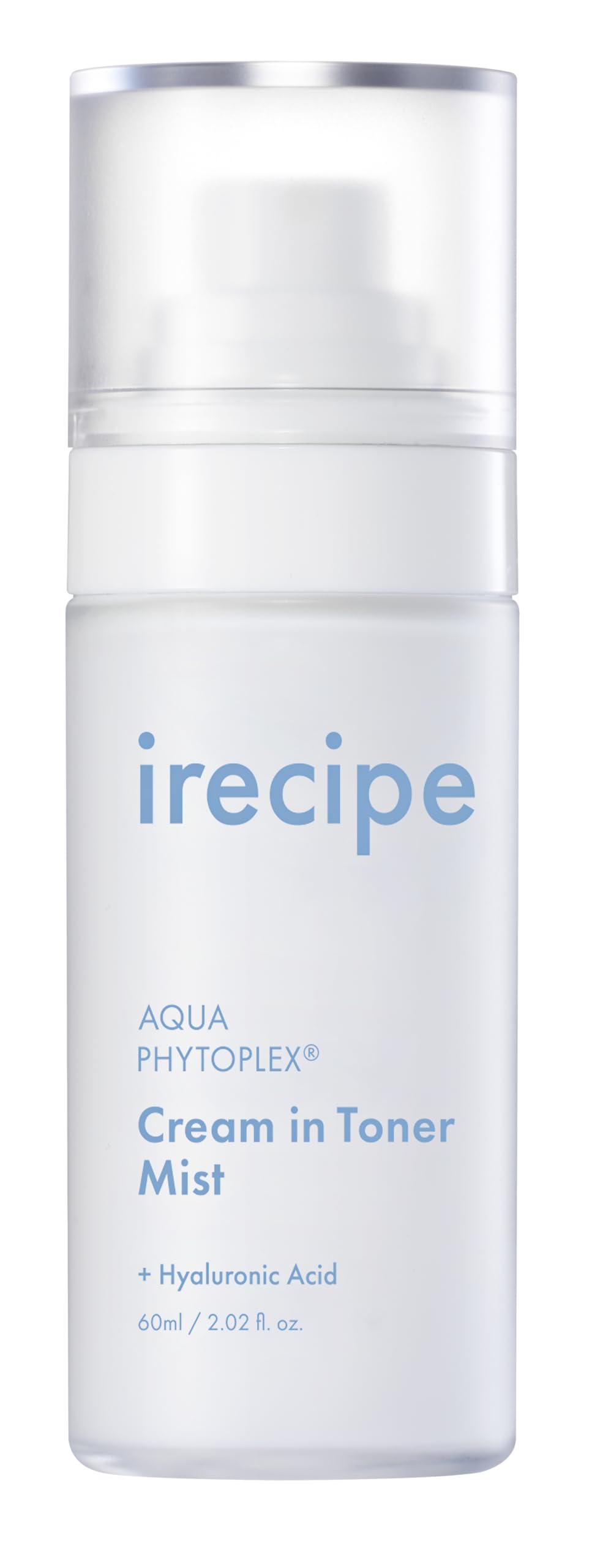 IRECIPE Aqua Phytoplex Cream in Toner Mist skin-application glides smoothly for quick hydration.