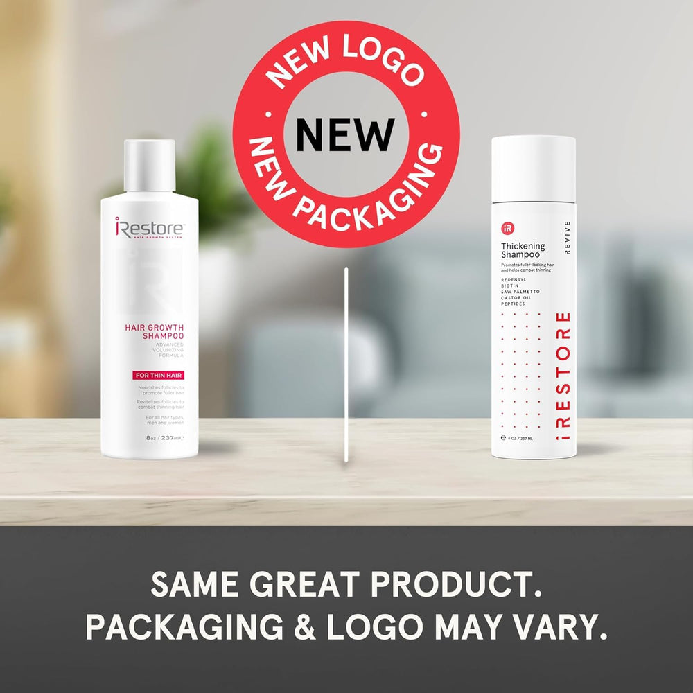 irestore damage repair before after closeup shows healthier-looking hair