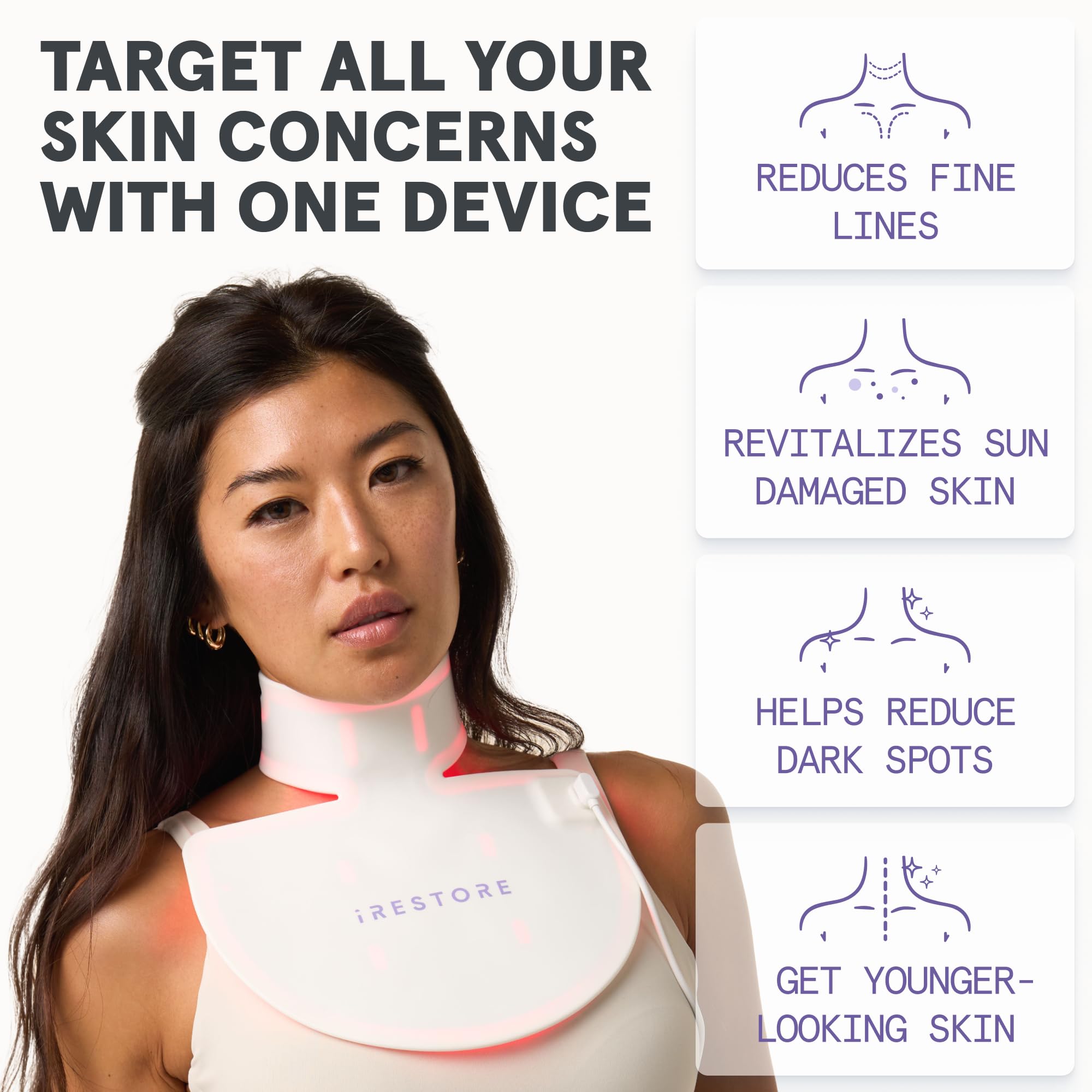 iRestore Illumina packaging box included for gifting or first use