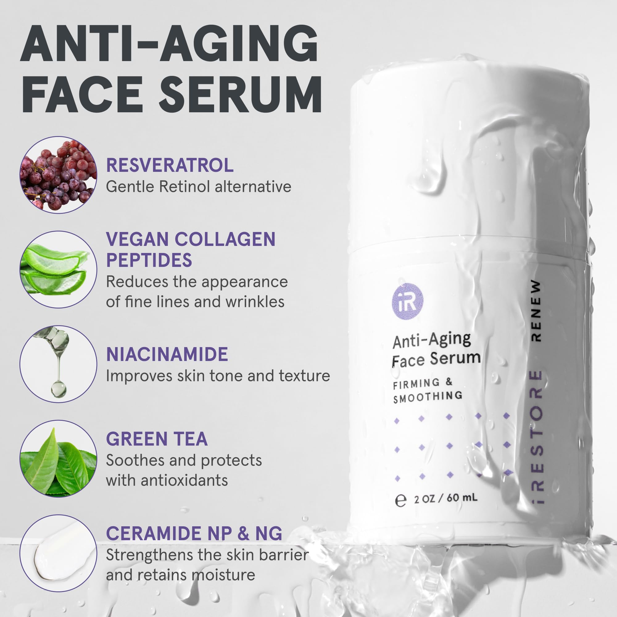irestore-skincare-set-green-tea-extract, antioxidant support for daily care.