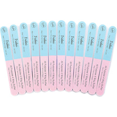 Iridesi pink 320 grit step smooths ridges for a refined finish