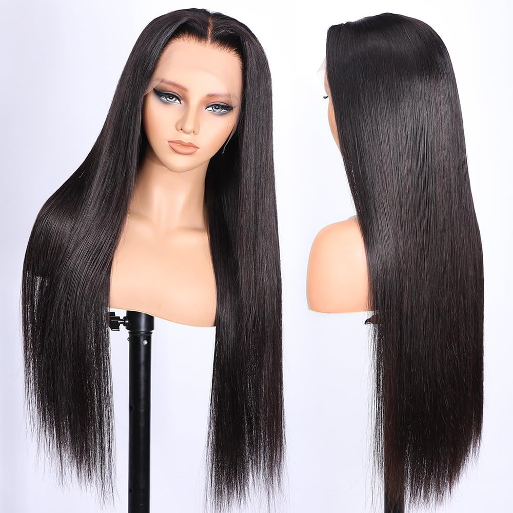 Iris Queen 28 Inch 220 Density Wig side profile showing versatile part options.