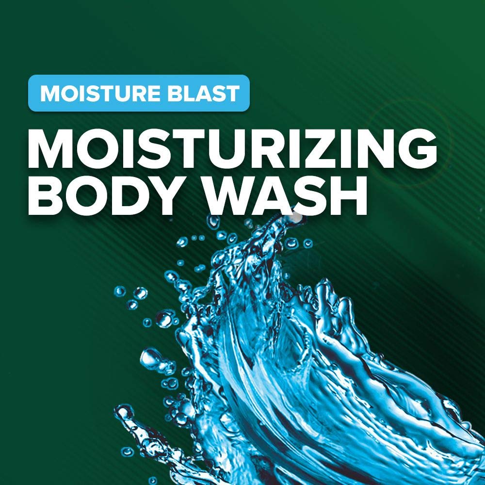 Irish Spring Moisture Blast emollients skin-care label closeup highlights conditioning benefits