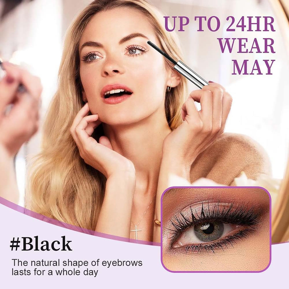 Iron Wand Mascara 3D curling effect lifts and defines lashes.