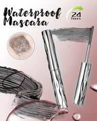 Iron Wand Mascara no flaking keeps lashes clean and defined.