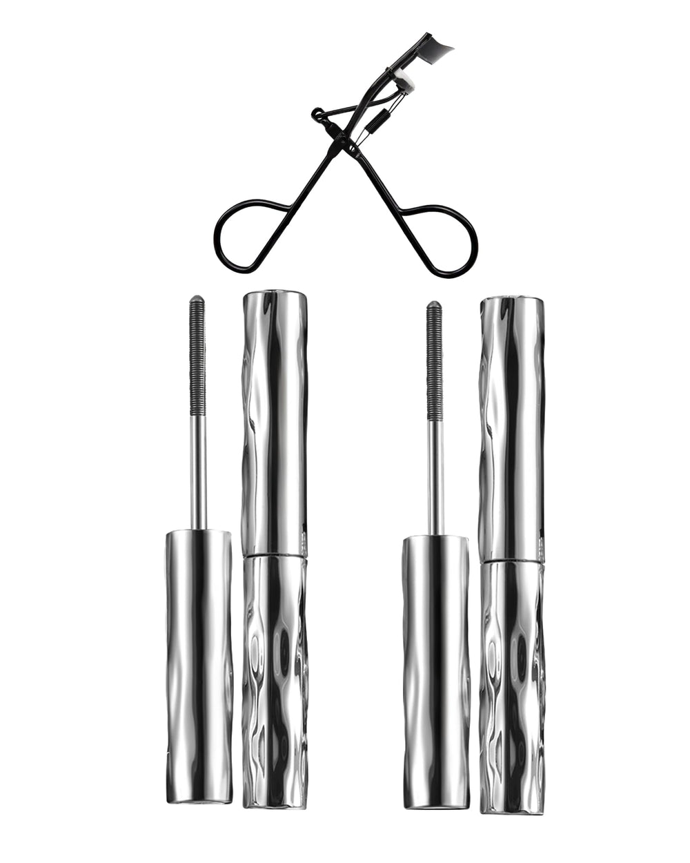 Iron Wand Mascara telescopic brush defines lashes with lasting volume.