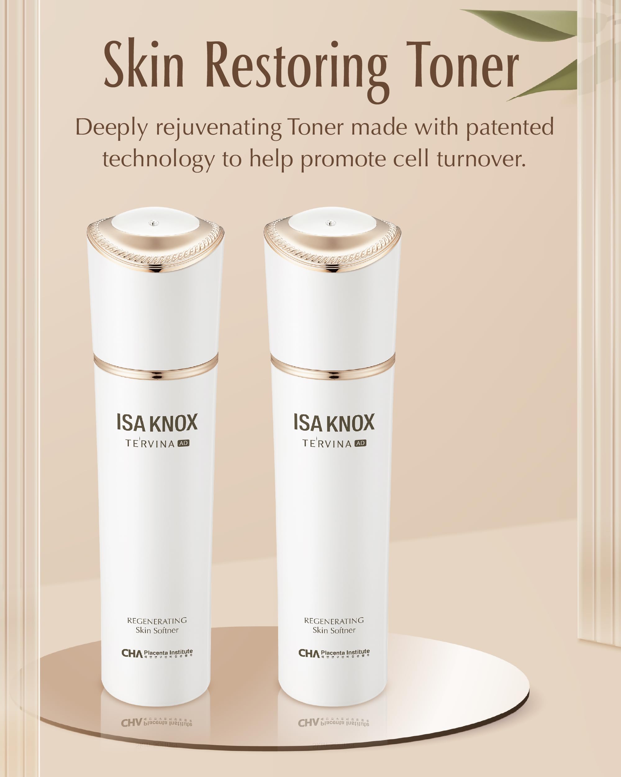 Isa Knox TE'RVINA AD Regenerating Emulsion bottle nourishing soft, supple skin