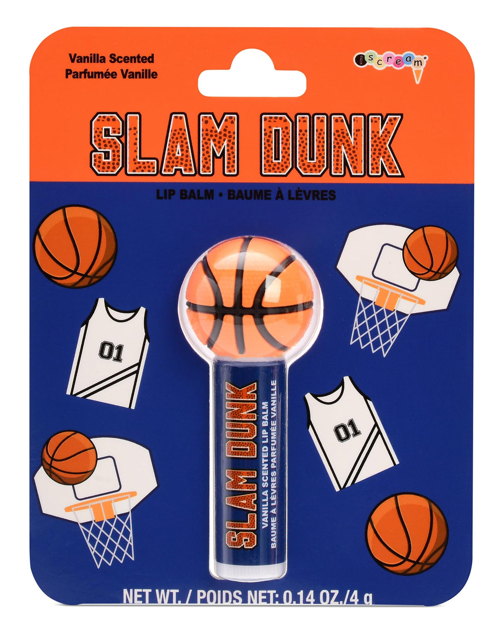 iscream Sport-Tastic lip balm with basketball-cap design for on-the-go moisture