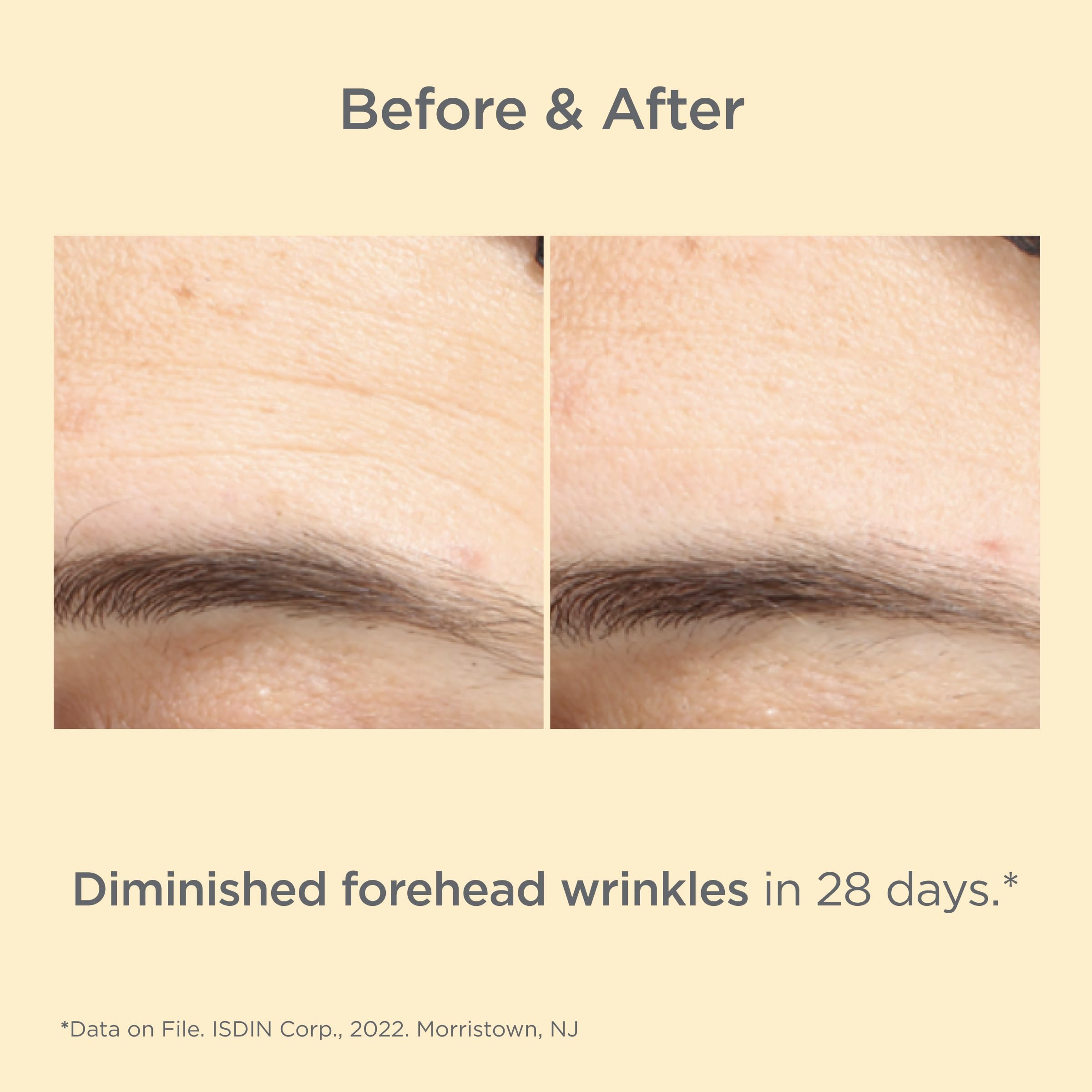 ISDIN Age Contour Night closeup of skin tone highlights calm radiance