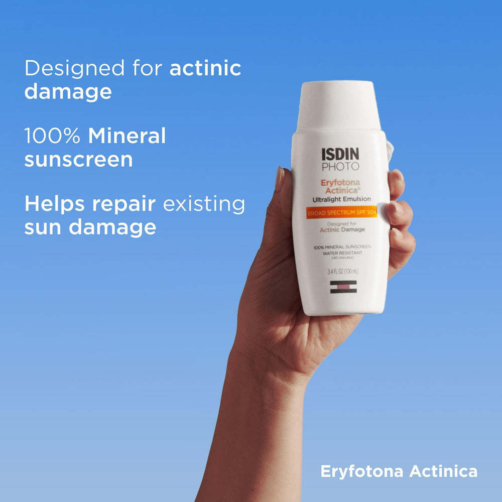 ISDIN Eryfotona Actinica SPF50 emulsion shows reliable broad-spectrum protection for daily routines