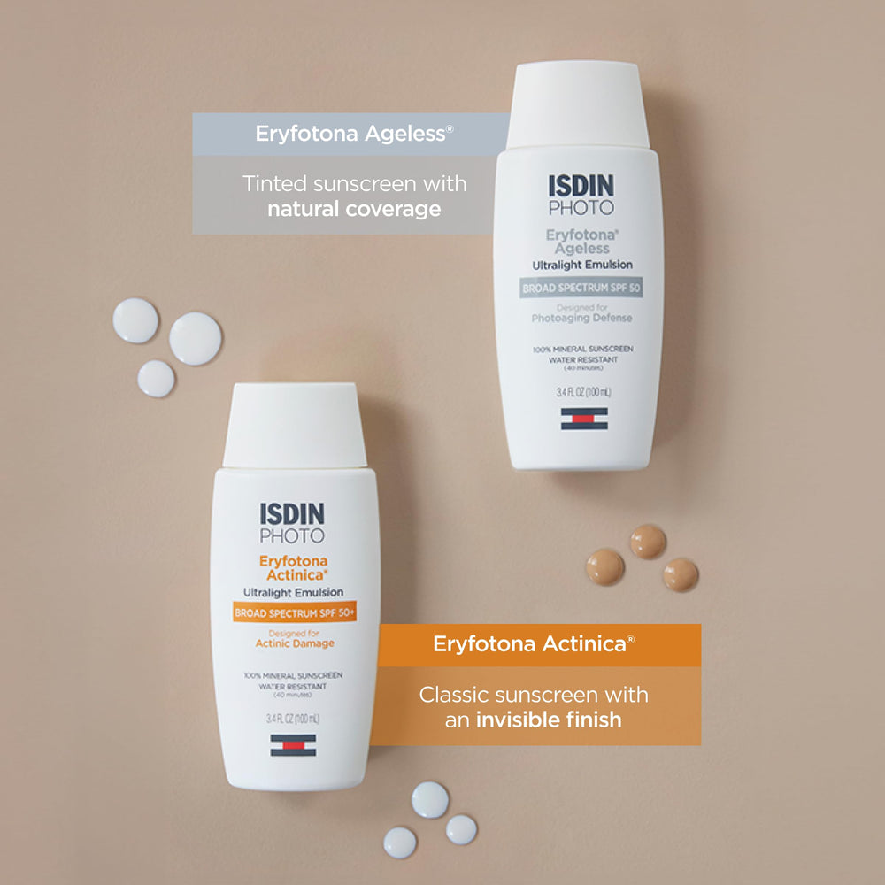 ISDIN non-comedogenic formulation designed for pores-friendly sun care.