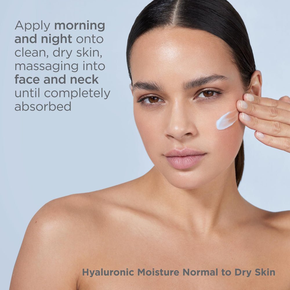 ISDIN Isdinceutics Hyaluronic Moisture recommended for morning and evening use.