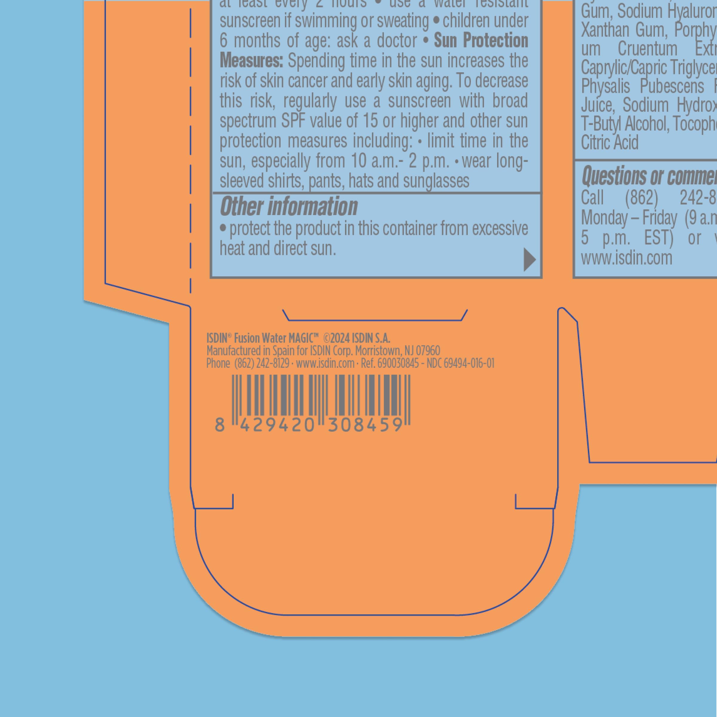 ISDIN Mediterranean Algae Extract close-up highlights natural ingredients.