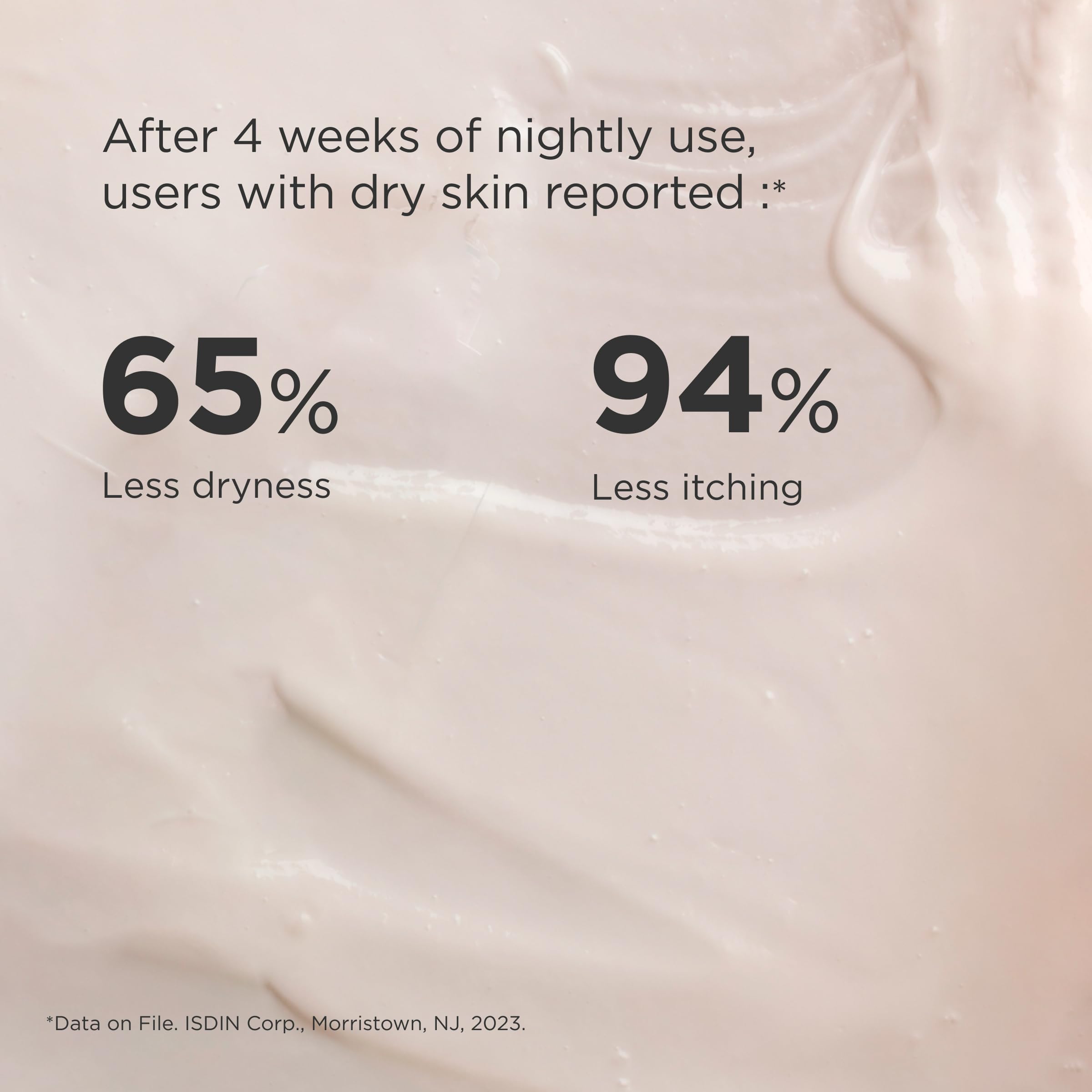 ISDIN Uradin after-absorption reveals a soft, comfortable finish.