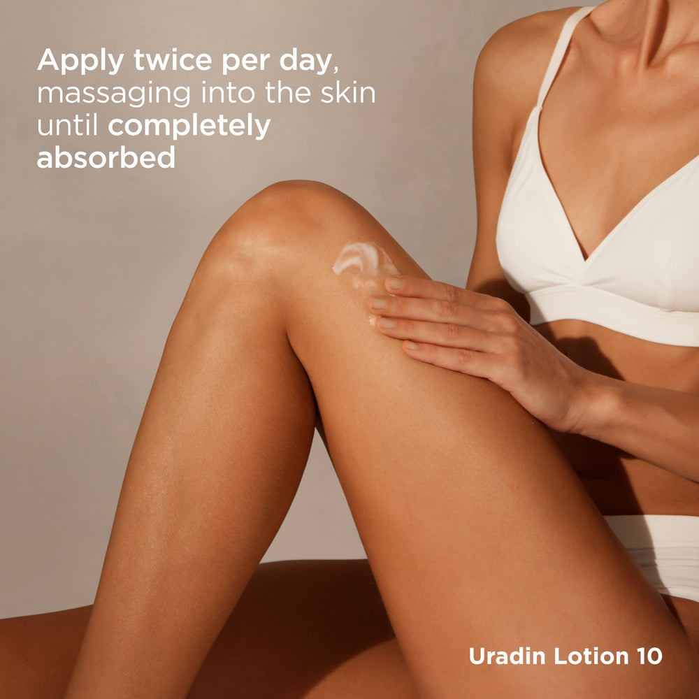 ISDIN Uradin bathroom-scene fits into daily skincare routine.