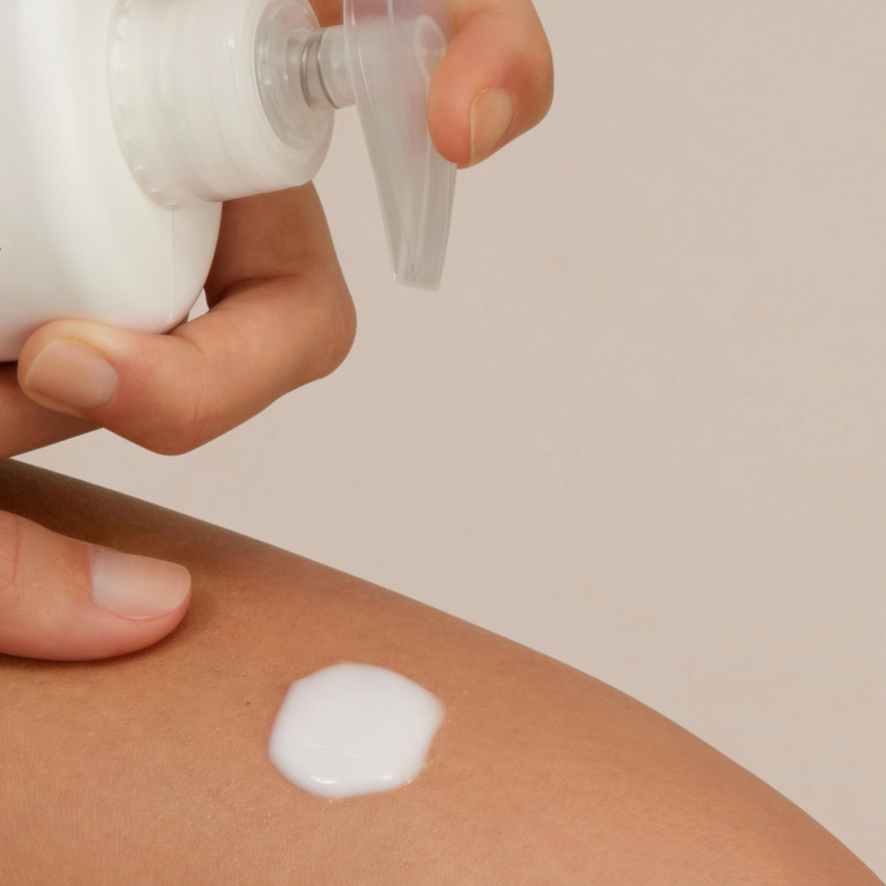 ISDIN Uradin pump-dispense demonstrates quick absorption and non-greasy feel.