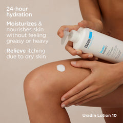 ISDIN Uradin texture-swatch displays lightweight hydration without heaviness.