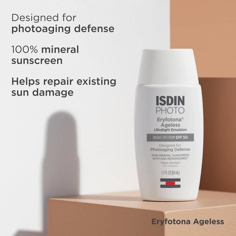 ISDIN water-resistant sunscreen suitable for outdoor activities and swimming.
