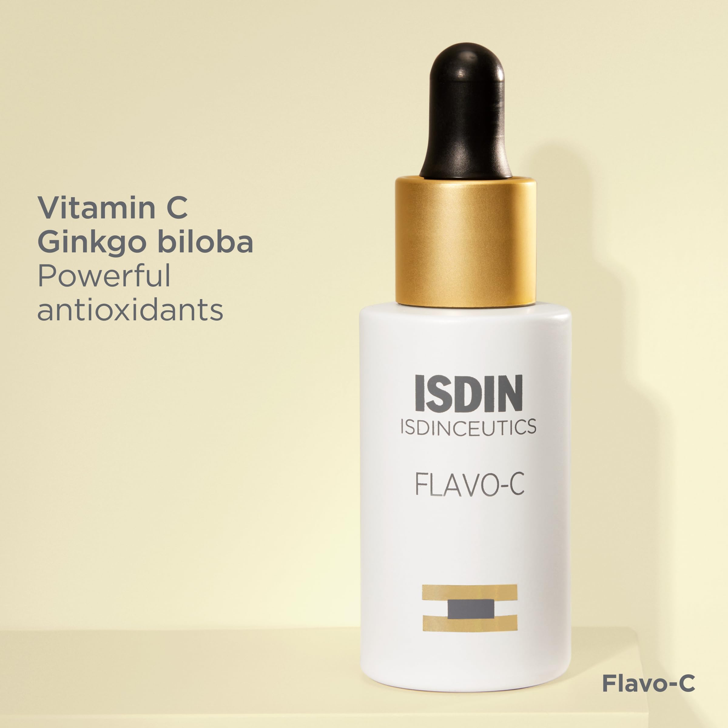 ISDIN Flavo-C routine evening use supports gentle nighttime skincare.