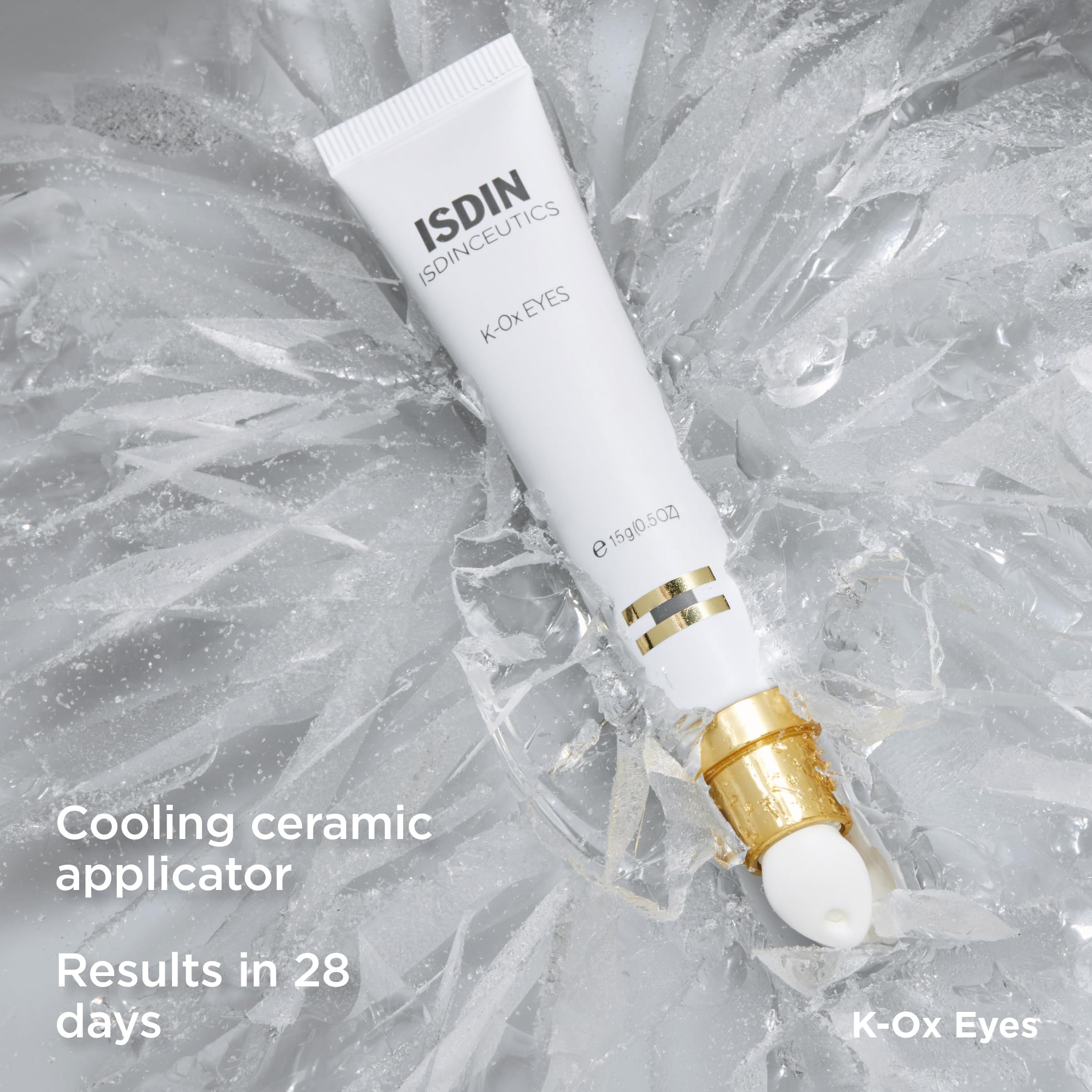 ISDIN Isdinceutics K-Ox Eyes under-eye application demonstrates easy daily use