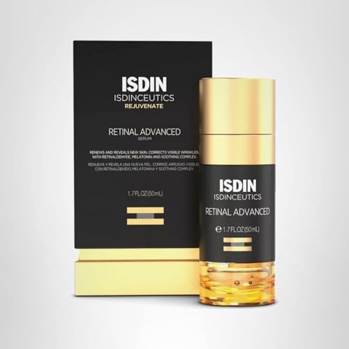 ISDIN Isdinceutics Retinal Advanced night-routine setup conveys spa-like pampering potential.