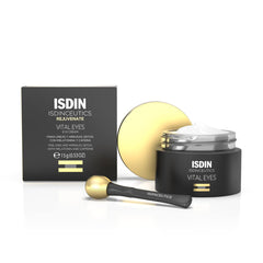 ISDIN Isdinceutics Vital Eyes packshot shows a rich overnight eye cream for smoothing fine lines.