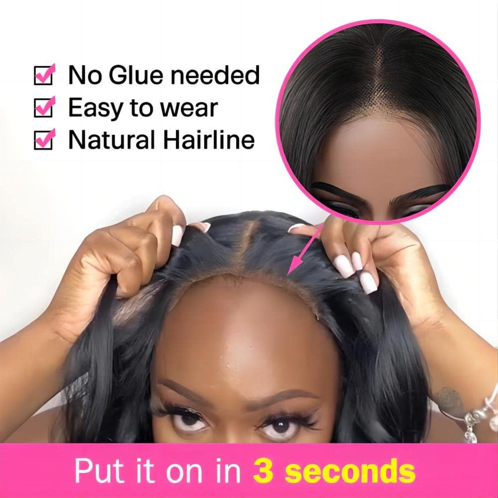 ISEE Glueless wig with adjustable cap for comfortable, secure wear