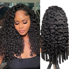 ISEE half-wig 20inch Burmese curly with spiral curls offers natural volume for everyday style.