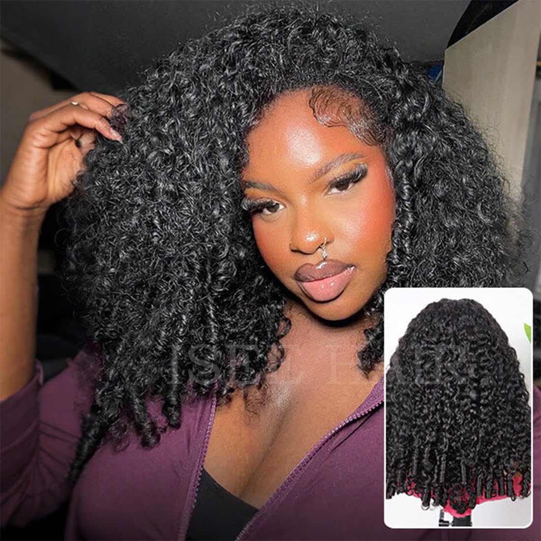 ISEE Half Wig breathable ultra-thin cap, comfortable all-day wear